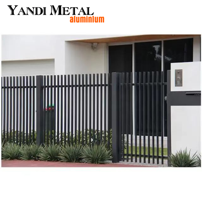Yandi Aluminium, новая продукция, алюминиевый профиль, панельный защитный забор, уличный садовый забор
