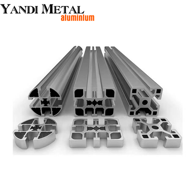 Популярные алюминиевые профили 6063T5 Алюминиевые экструдированные профили Производитель Алюминиевые экструдированные профили