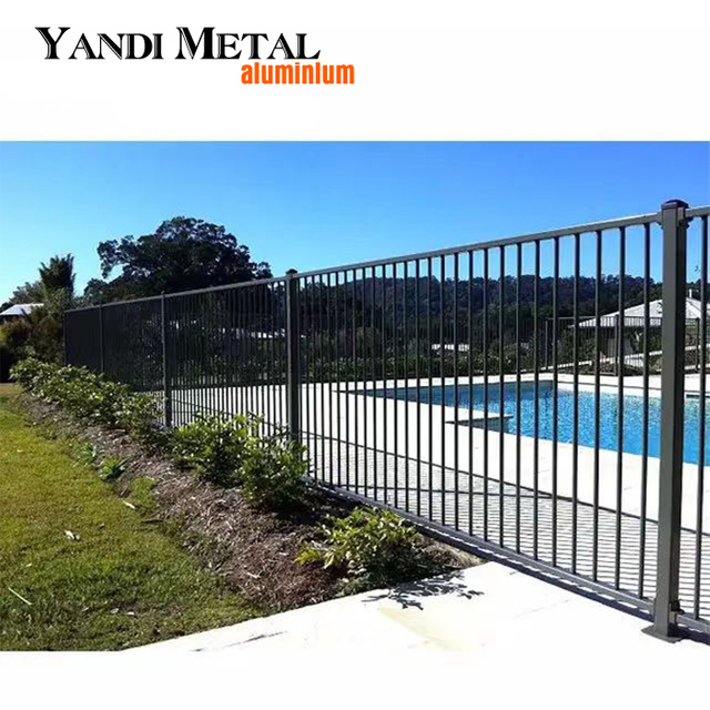 Индивидуальный экран для конфиденциальности бассейна. Сверхмощный садовый металлический алюминиевый забор.