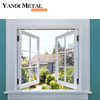 Новый дизайн, порошковое покрытие, индивидуальный цвет, дешевый поставщик алюминиевых раздвижных окон с двойным стеклом