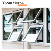 Алюминиевые распашные окна для квартир и гостиниц Окна из закаленного стекла Алюминиевая оконная рама складные окна