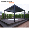 Индивидуальная алюминиевая беседка 3*4 4*4 Роскошная современная уличная водонепроницаемая алюминиевая беседка с жалюзи