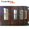 Yandi Factory Дешевые жилые алюминиевые окна с двойным остеклением, ураганные окна