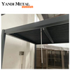 Наружная солнцезащитная пергола с защитой от ветра, металлическая крыша, алюминиевый навес для перголы