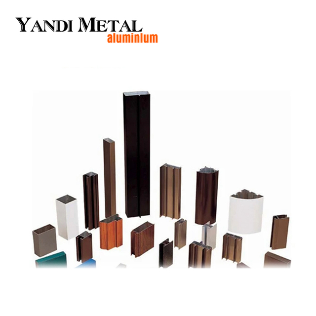 Оптовая продажа с фабрики Алюминиевые экструдированные профили 6063 6061 Алюминиевые экструдированные профили от Yandi