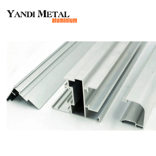 Экструдированные алюминиевые профили с порошковым покрытием от Yandi Aluminium.