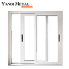 Профессиональный дизайн Yandi Aluminium может быть изготовлен по индивидуальному заказу, алюминиевое изоляционное окно с двойным остеклением и экраном.